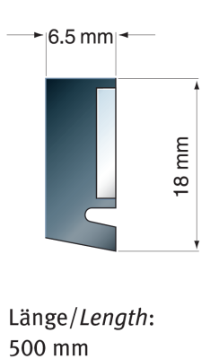 Raclor pentru ghidaje FBA-V 18